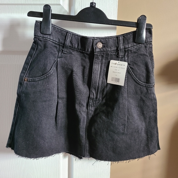 Free People Cosmico Denim Flirt Skirt - Picture 5 of 11